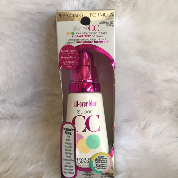 Physicians Formula Super CC, All-Over Blur CC Cream, 6651 Light/Medium, 1 oz (28 - Picture 4 of 10